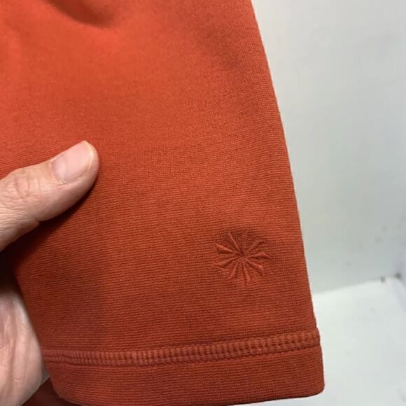 Athena Dress long sleeve Celebration zippers pockets V neck pullover orange Var - Picture 12 of 16